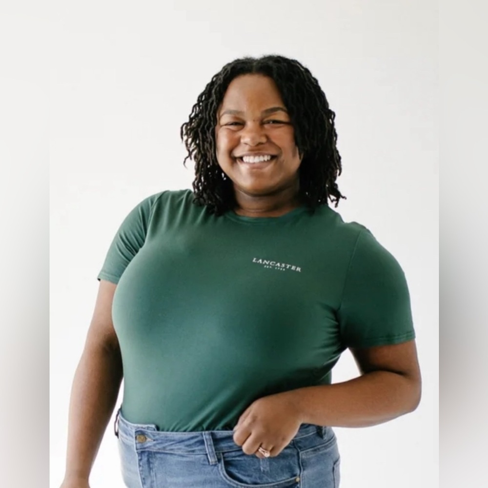 Mainstreet Exchange Bamboo Dark Green T Shirt Size Medium